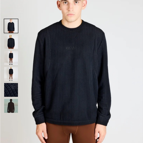 Bandit Running MacroSoft Grid Pullover in XXS - Picture 3 of 7